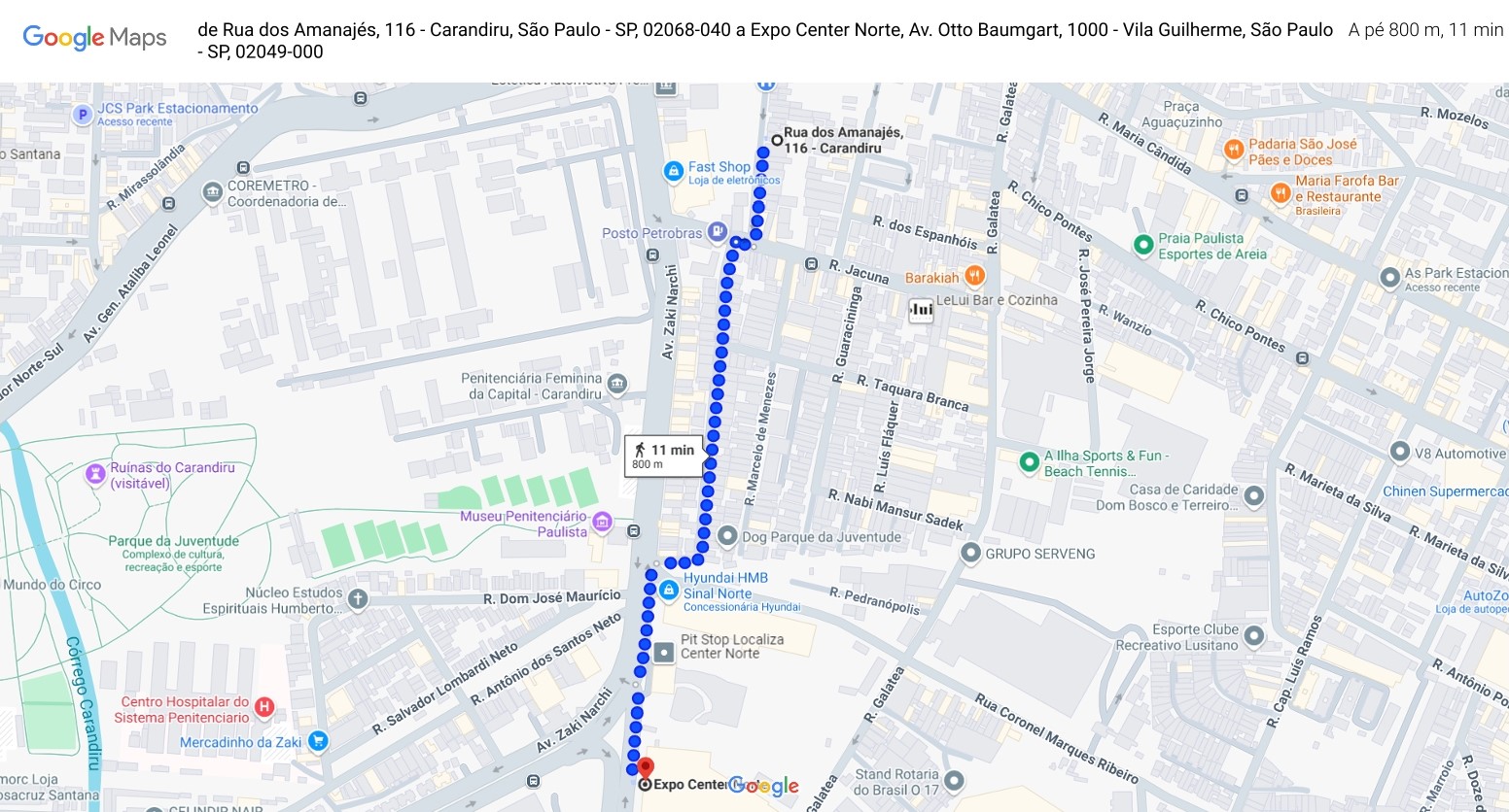 de Rua dos Amanajés, 116 - Carandiru a Expo Center Norte - Google Maps 2.jpg
